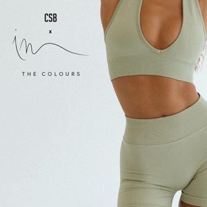 SHORTS ONLY- CROP SHOP BOUTIQUE IN PISTACHIO, BRAND NEW